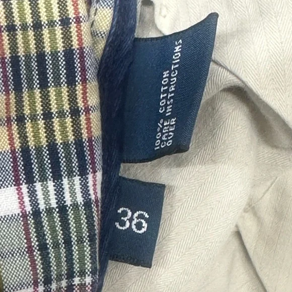 Vintage Polo Ralph Lauren Shorts Adult Multicolor Plaid  Preppy Mens 36‎ - Picture 5 of 7